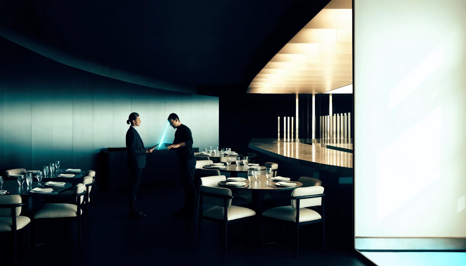 Restaurant and cafe reservation management operational environment